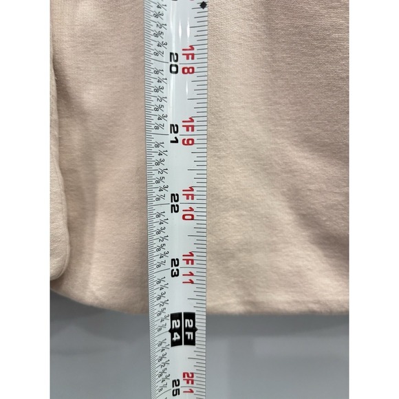 Adrianna Papell Jacket Womens Small Pink Beige Button Front Lined Blazer Pockets - Picture 9 of 9